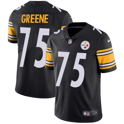 Nike Pittsburgh Steelers #75 Joe Greene Black Team Color NFL Vapor Untouchable Limited Jersey